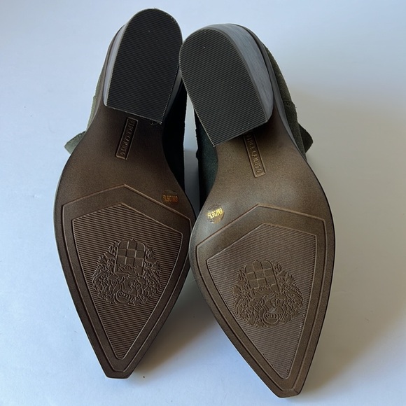 Vince Camito VC- Gigietta Ankle Boots Olive Booties New 6 M - Picture 9 of 13